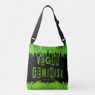 SlipperyJoe's vegan feminist attention-grabbing br Crossbody Bag