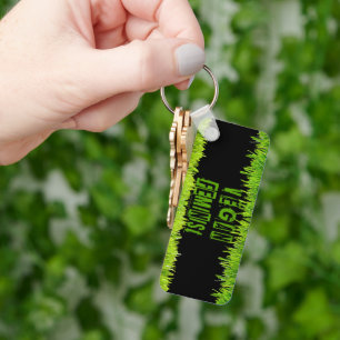SlipperyJoe's vegan feminist attention-grabbing br Key Ring
