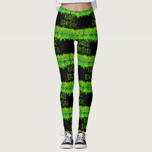 SlipperyJoe's vegan feminist attention-grabbing br Leggings