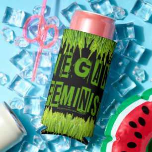 SlipperyJoe's vegan feminist attention-grabbing br Seltzer Can Cooler