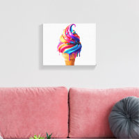 SlipperyJoe's vibrant ice cream cone food classic 