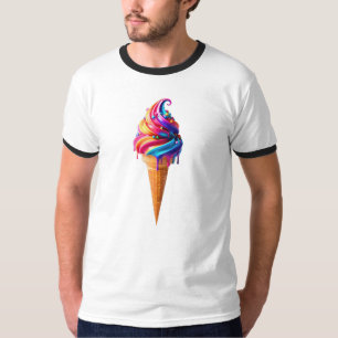 SlipperyJoe's vibrant ice cream cone food classic T-Shirt