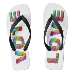 SlipperyJoe's vote love equality gay pride gifts L Flip Flops
