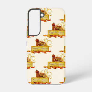 SlipperyJoe's warm festive Thanksgiving vibe rusti Samsung Galaxy Case