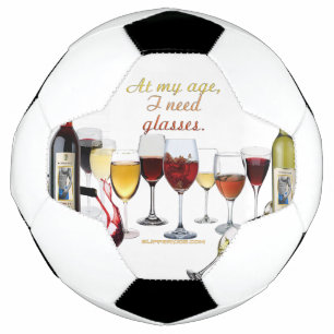 SlipperyJoe's wine drinkware cheeky pun red white  Football