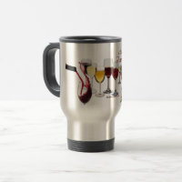 SlipperyJoe's wine drinkware cheeky pun red white