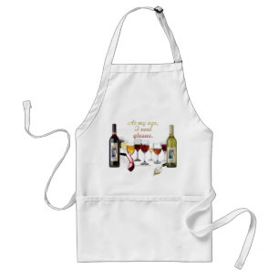 SlipperyJoe's Wine Glasses fermented grapes wine p Standard Apron