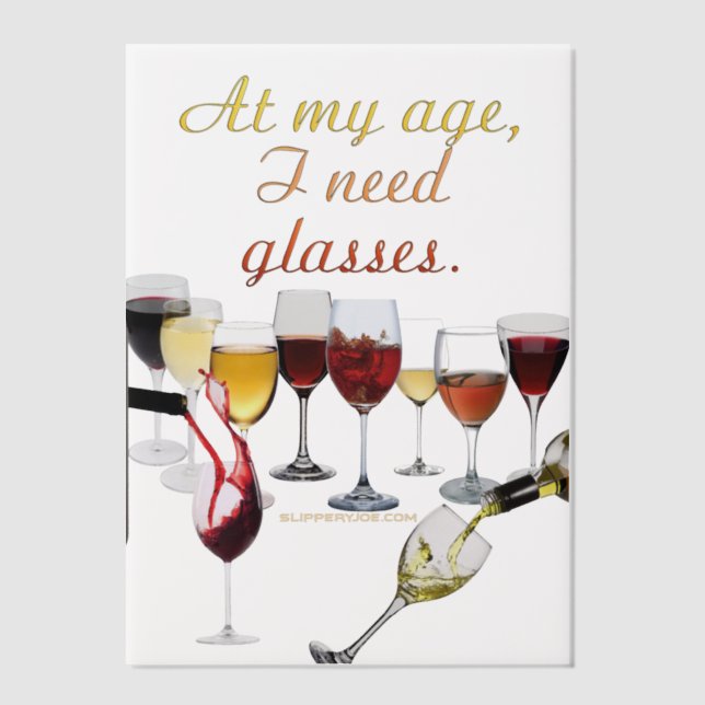 SlipperyJoe's Wine Glasses fermented grapes wine p Vellum Invitations (Front)
