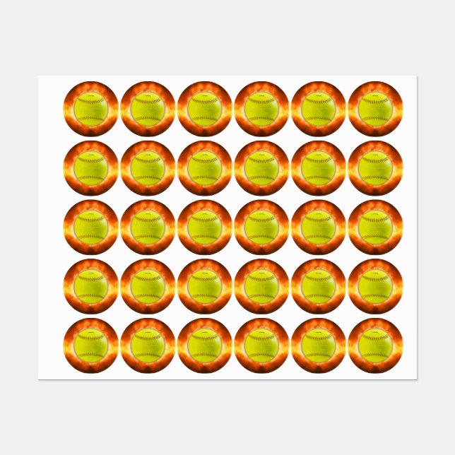 SlipperyJoe's yellow softball fireball flames rasp (Sheet)
