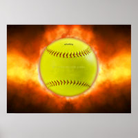 SlipperyJoe's yellow softball fireball flames rasp