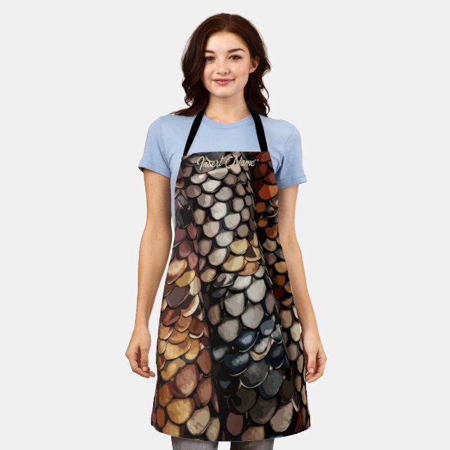 Slithering Chic Apron (Worn)