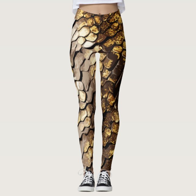 Slithering Chic Leggings (Front)