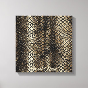 Slithering Chic Mug Canvas Print