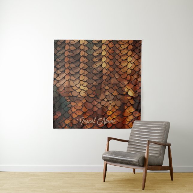 Slithering Chic Tapestry (In Situ)