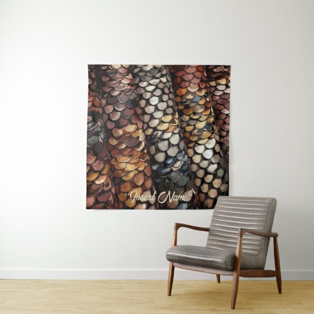 Slithering Chic Tapestry (In Situ)