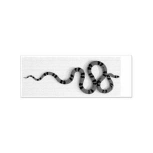 Slithering coral snake Thunder _Cove Rubber Stamp