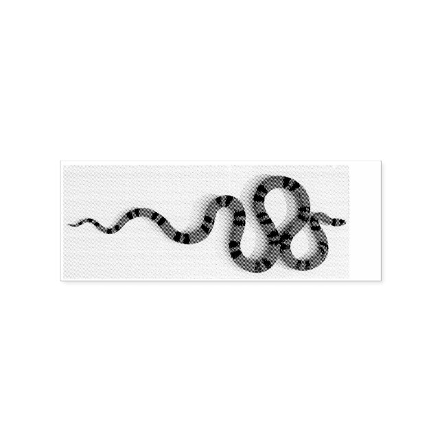 Slithering coral snake Thunder _Cove Rubber Stamp (Imprint)