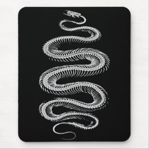 Slithering Snake Skeleton Mouse Mat