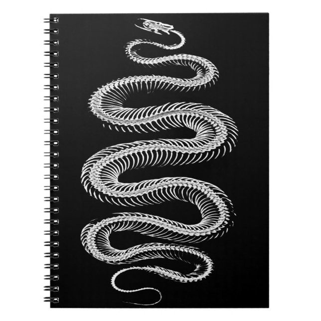 Slithering Snake Skeleton Notebook (Front)