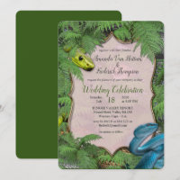 Slithery, Sneaky Snakes in the Jungle Invitation