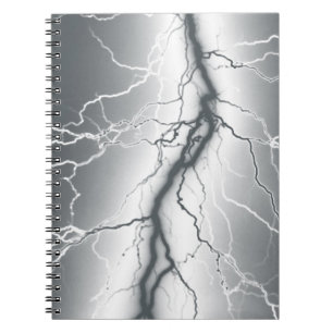 Sliver Lightning Strike - Notepad Notebook