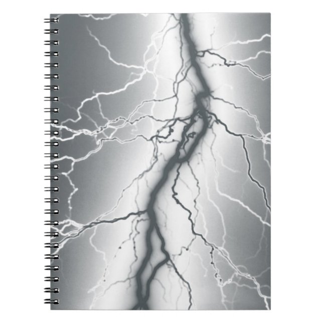 Sliver Lightning Strike - Notepad Notebook (Front)