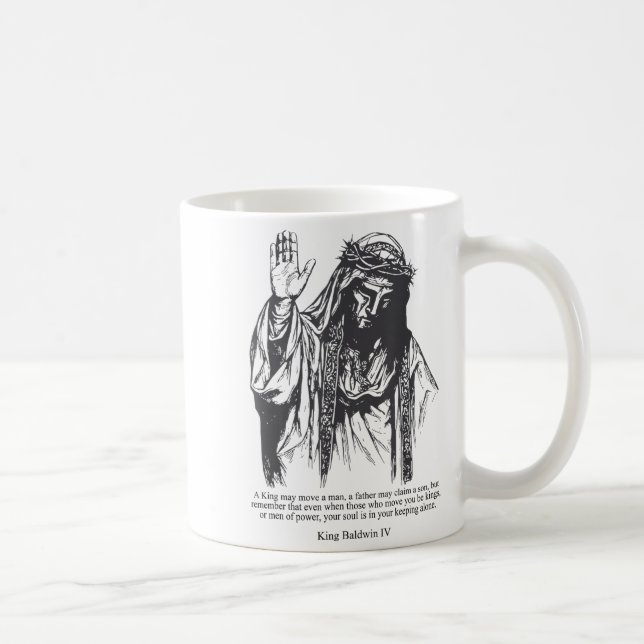 Sliver Mask King Baldwin Iv Meme The Leper King Wa Coffee Mug (Right)