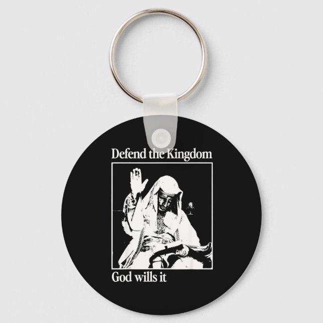 Sliver Mask King Baldwin Iv Meme The Leper King Wa Key Ring (Front)
