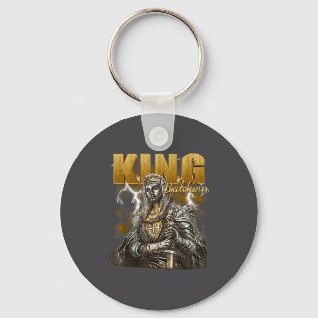 Sliver Mask King Baldwin Iv Meme The Leper King Wa Key Ring (Front)