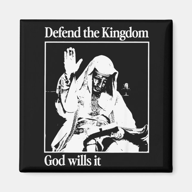 Sliver Mask King Baldwin Iv Meme The Leper King Wa Magnet (Front)