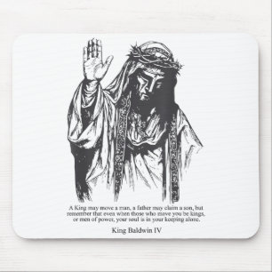 Sliver Mask King Baldwin Iv Meme The Leper King Wa Mouse Mat