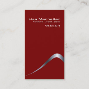 Sliver Sophisticated Business Card template