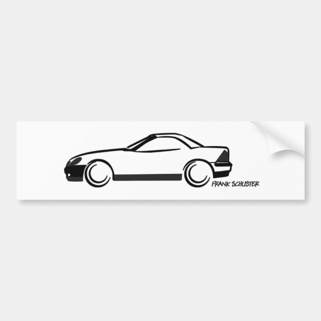 SLK Top Up Bumper Sticker (Front)