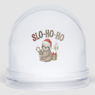 Slo Ho Ho Xmas Sloth Snowglobe