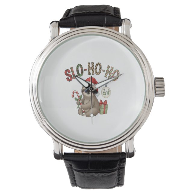 Slo Ho Ho Xmas Sloth Watch (Front)