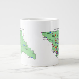 SLO Place Names Map with English Translations Large Coffee Mug