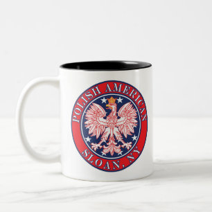 Sloan New York Eagle Two-Tone Coffee Mug