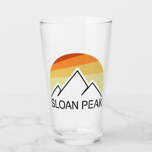 Sloan Peak Washington Retro Glass