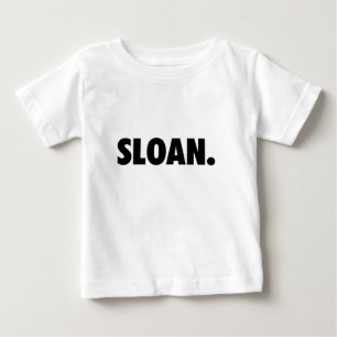 SLOAN. White Clothing Baby T-Shirt