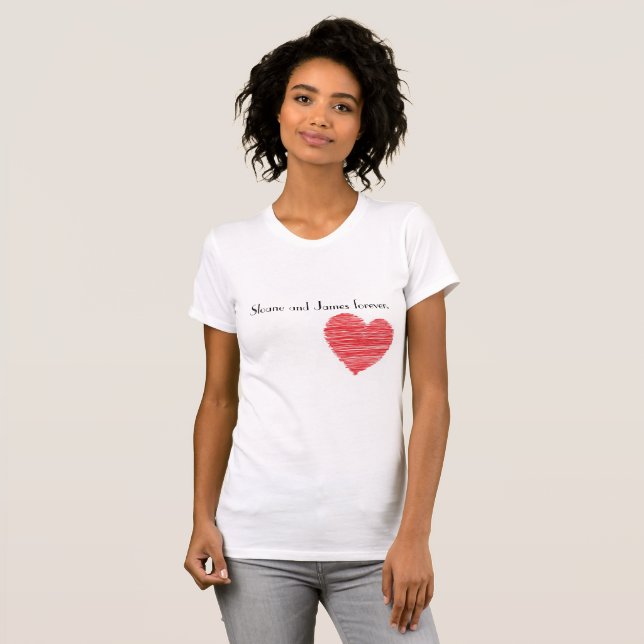 Sloane and James forever T-shirt (Front Full)