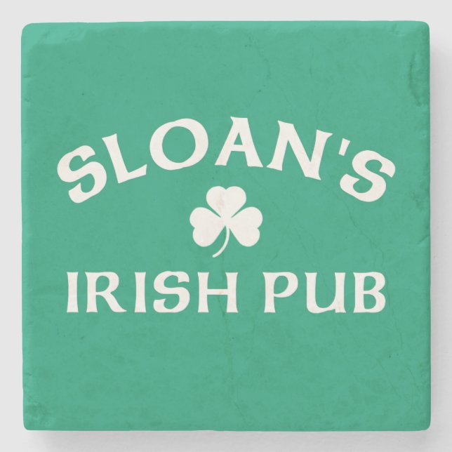 Sloan's Irish Pub Stone Coaster (Front)