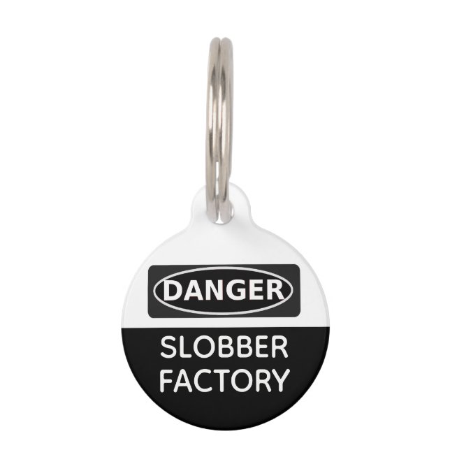 Slobber factory pet tag (Front)