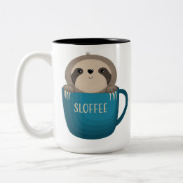 Sloffee! Two-Tone Coffee Mug