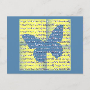 Slogan Butterfly Postcard