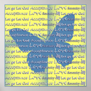 Slogan Butterfly Poster