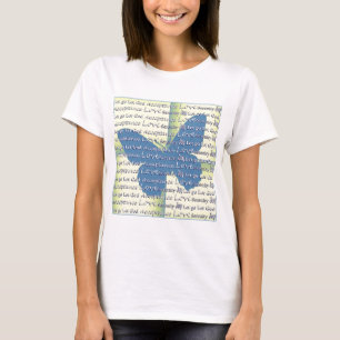 Slogan Butterfly T-Shirt
