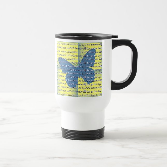 Slogan Butterfly Travel Mug (Right)