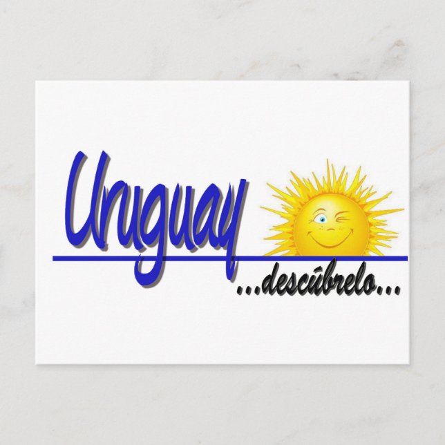 slogan Uruguay sol Postcard (Front)
