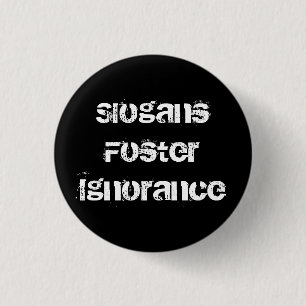 Slogans 3 Cm Round Badge
