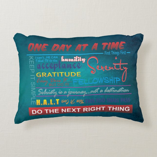 Slogans v15 decorative pillow (Front)